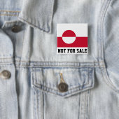 Grönland nicht zum Verkauf Button (Beispiel)