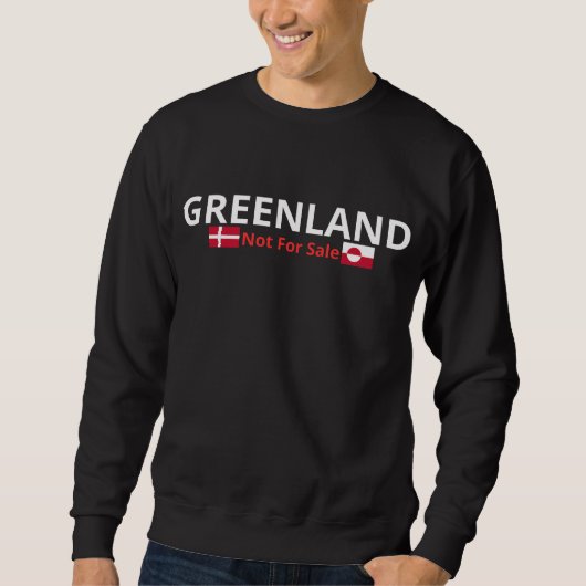 Grönland nicht zum Verkauf - Entwurf eines Souverä Sweatshirt (Vorderseite)