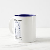 Grönland noch eine weitere Messe, die dazu bestimm Zweifarbige Tasse (Vorderseite Links)