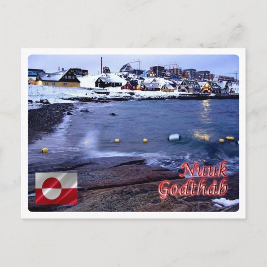 Grönland - Nuuk Bay - Postkarte (Vorderseite)