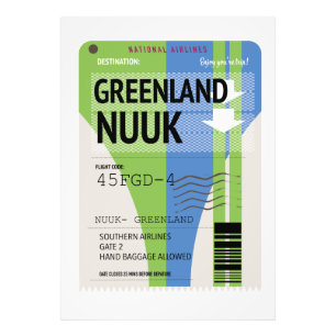 Grönland-Nuuk Fotodruck