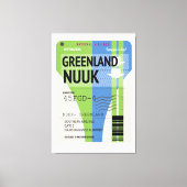 Grönland-Nuuk Leinwanddruck (Vorderseite)