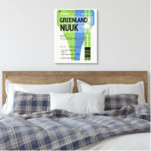 Grönland-Nuuk Leinwanddruck (Insitu (Schlafzimmer))