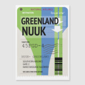 Grönland-Nuuk Magnetkarte (Vorderseite)