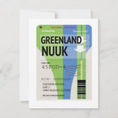 Grönland Nuuk Reisekarte (Rückseite)