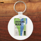 Grönland-Nuuk Schlüsselanhänger (Vorderseite)