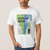 Grönland-Nuuk T-Shirt (Vorderseite)