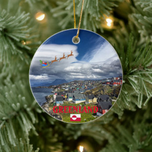 Grönland Panorama Weihnachtsschmuck