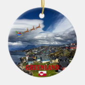 Grönland Panorama Weihnachtsschmuck (Vorne)