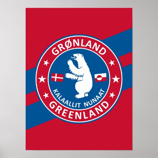 Grönland Poster (Vorne)