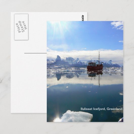 Grönland Postkarte (Vorne/Hinten)