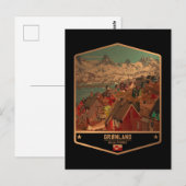 Grönland Postkarte (Vorne/Hinten)