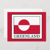 Grönland Postkarte (Vorne/Hinten)