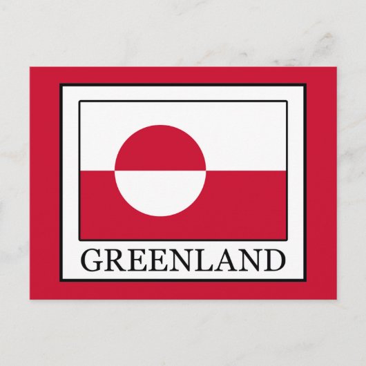 Grönland Postkarte (Vorderseite)