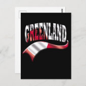 Grönland Postkarte (Vorne/Hinten)