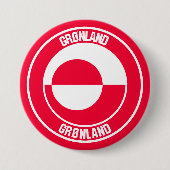 Grönland-RundEmblem Button (Vorderseite)