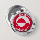 Grönland-RundEmblem Button (Vorne & Hinten)