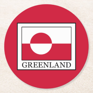 Grönland Runder Pappuntersetzer