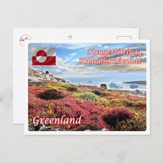 Grönland - Scoresby Sund - Postkarte (Vorne/Hinten)