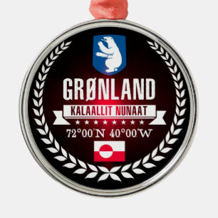 Grönland Silbernes Ornament