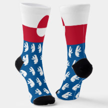 Grönland Socken, Grönland-Flagge Mode / Sport