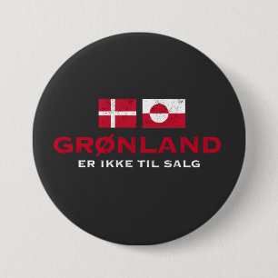 Grönland steht nicht zum Verkauf Greenland Dänemar Button