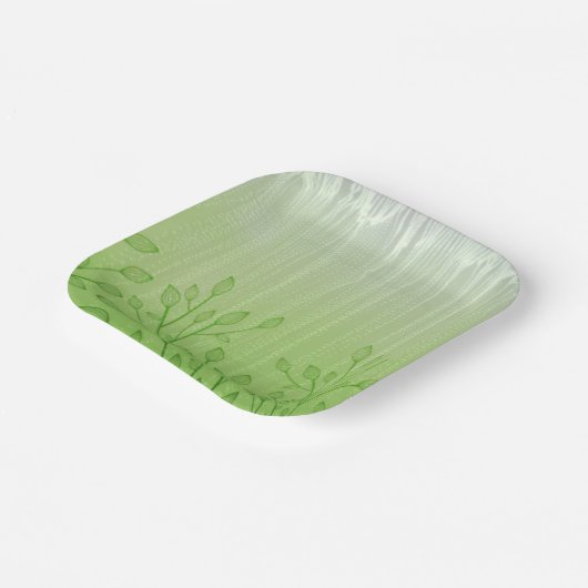 Grönland-Stille: Nature-Inspiriert Modedesign Pappteller (Gewinkelt)