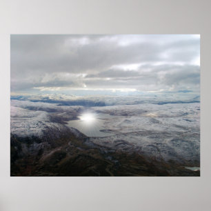 Grönland Sunburst Poster