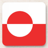 Grönland-Untersetzer Getränkeuntersetzer (Vorderseite)