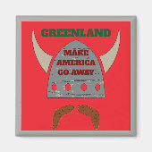 GRÖNLAND, Viking Head Magnet (Vorne)