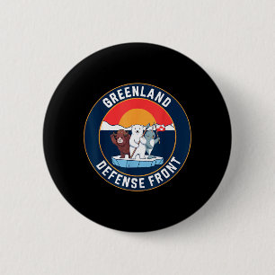 Grönland Wache lar Bär Speer Arktis Emblem Button