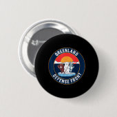 Grönland Wache lar Bär Speer Arktis Emblem Button (Vorne & Hinten)