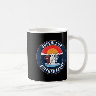Grönland Wache lar Bär Speer Arktisches Emblem Kaffeetasse