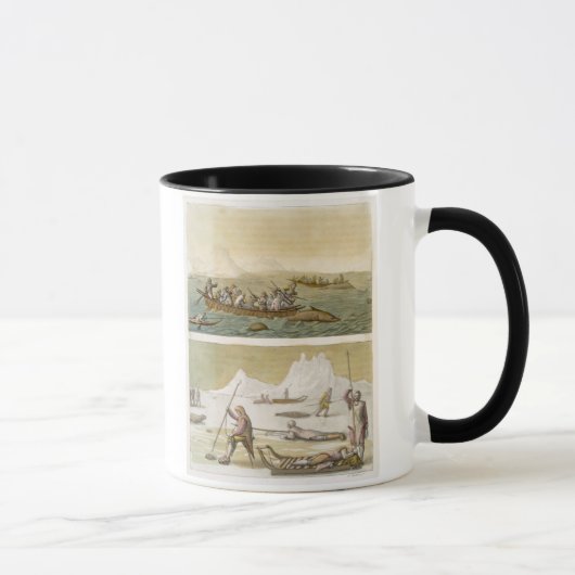 Grönland: Walfischen und Siegeljagd, von 'L Tasse (Rechts)