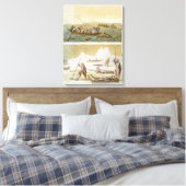 Grönland: Walfischerei und Siegel-Jagd, ab 'L Leinwanddruck (Insitu (Schlafzimmer))