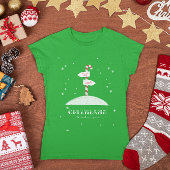 Grönland Weihnachts Candy Cane Nordpol Schnee T-Shirt