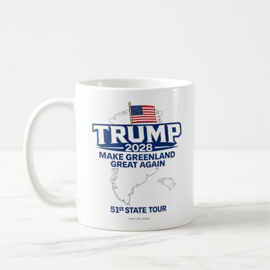 Grönland wieder groß machen - Tasse (Links)