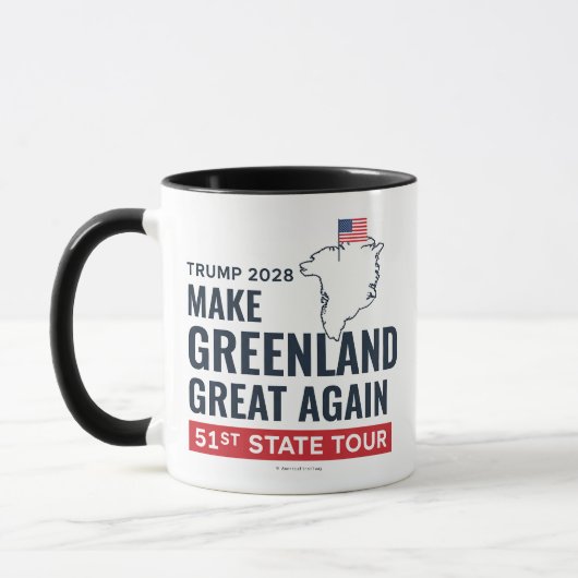 Grönland wieder groß machen - tasse (Links)