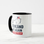 Grönland wieder groß machen - tasse (Vorderseite Links)