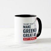 Grönland wieder groß machen - tasse (VorderseiteRechts)