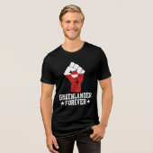 Grönländer Forever - Grönland Unterstützung Tri-Blend Shirt (Vorderseite voll)