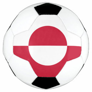 Grönlandflagge Fußball