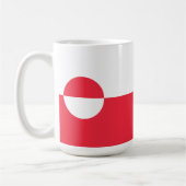 Grönlandflagge Kaffeetasse (Links)