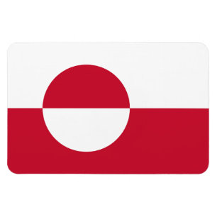 Grönlandflagge Magnet