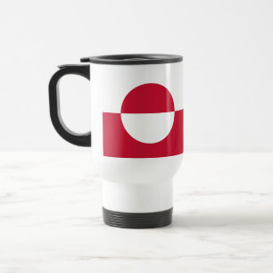 Grönlandflagge Reisebecher