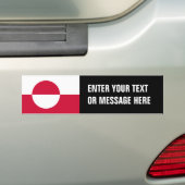 Grönländische Flagge Autoaufkleber (Auf Auto)