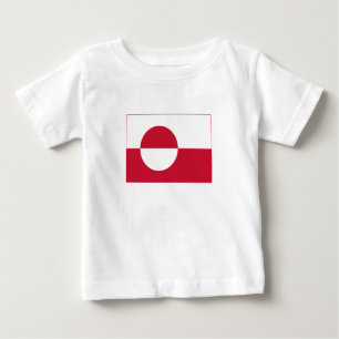 Grönländische Flagge Baby T-shirt