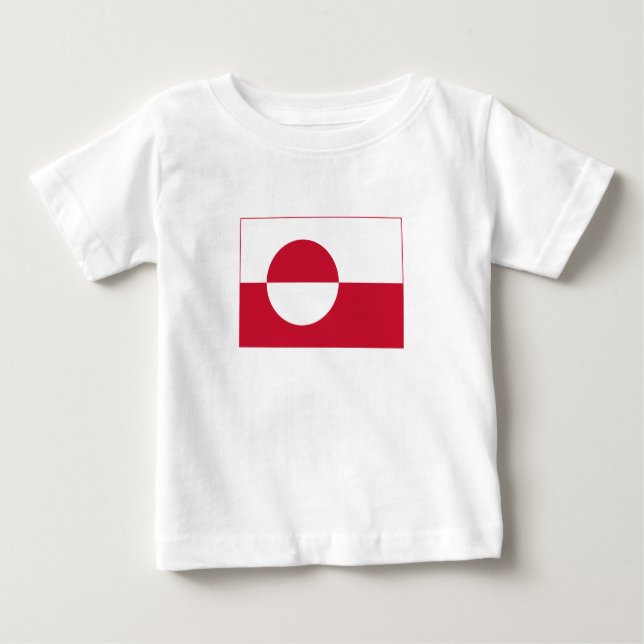 Grönländische Flagge Baby T-shirt (Vorderseite)