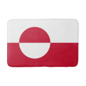 Grönländische Flagge Badematte (Vorderseite)