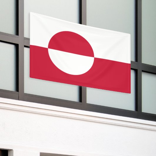 Grönländische Flagge Banner (Äußeres Gebäude)